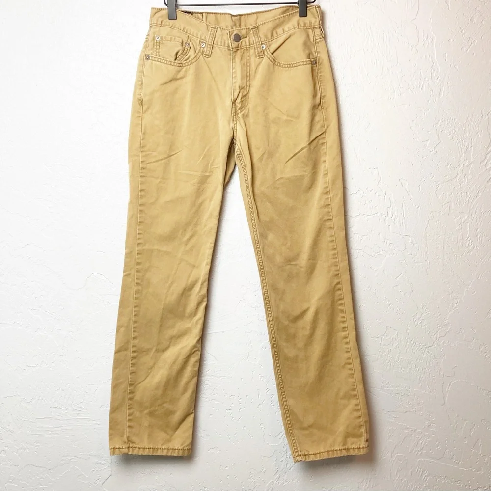 Men’s Levi’s 514 tan jeans khaki pants W29 x L30
